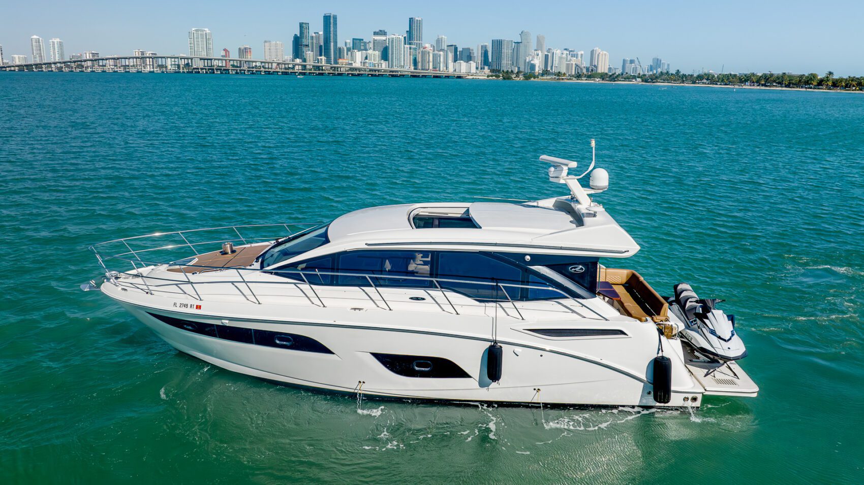 46′ Sea Ray + Water Toys + Jetski 1Hr — private yacht charter in Miami
