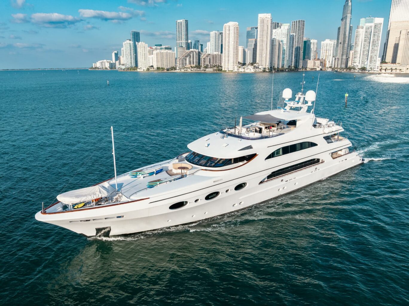 166′ Trinity + Water Toys + Jetski 1Hr — private yacht charter in Miami
