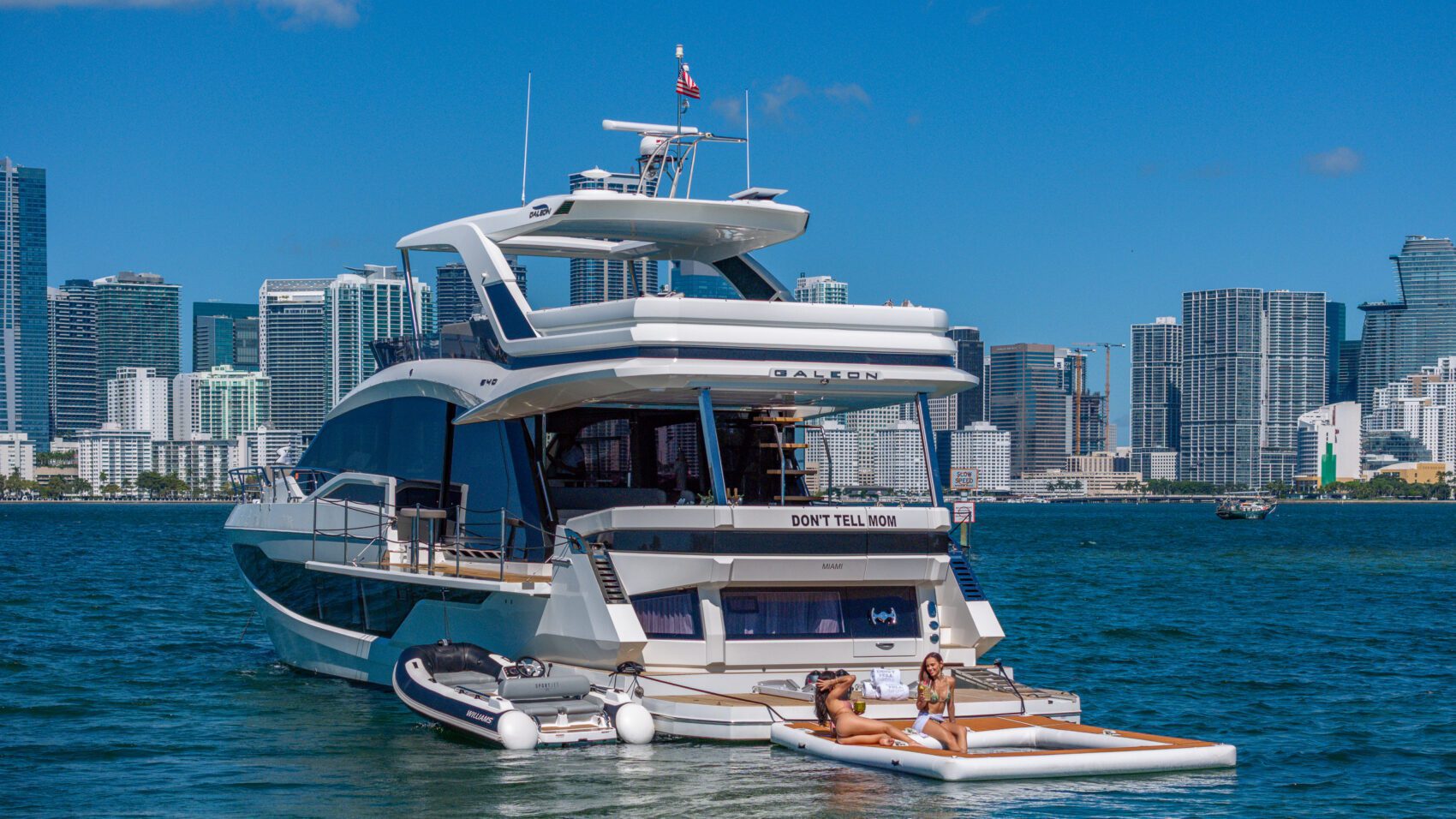 68′ Galeon + Water Toys — private yacht charter in Miami