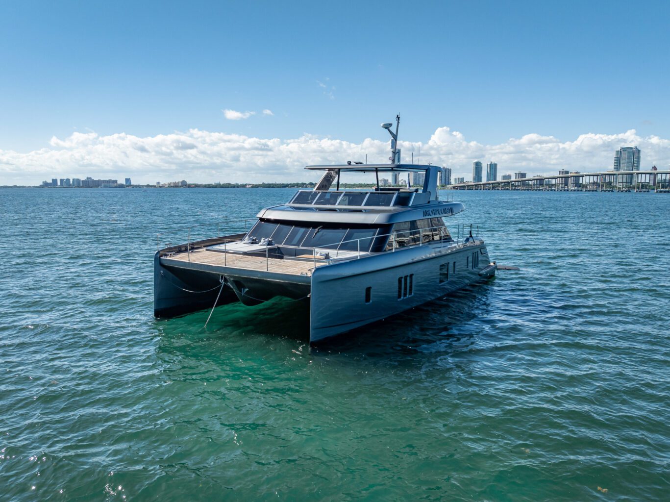 70’ Sunreef Lux Cat + Water Toy — private yacht charter in Miami