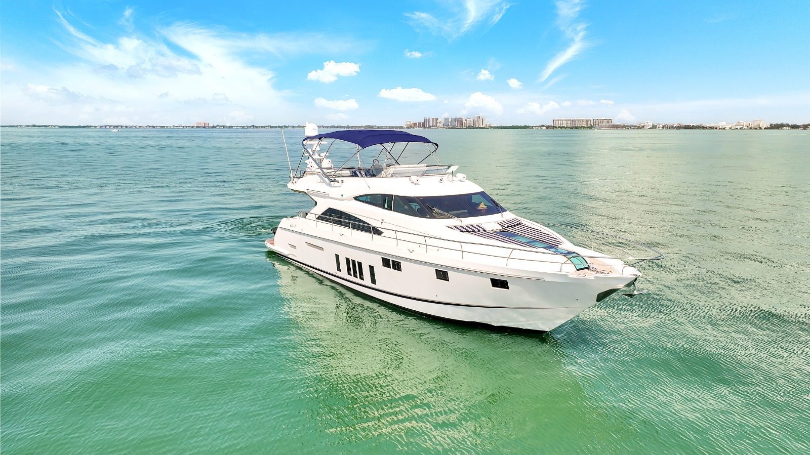 66′ Fairline + Water Toys + Jetski 1Hr — private yacht charter in Miami