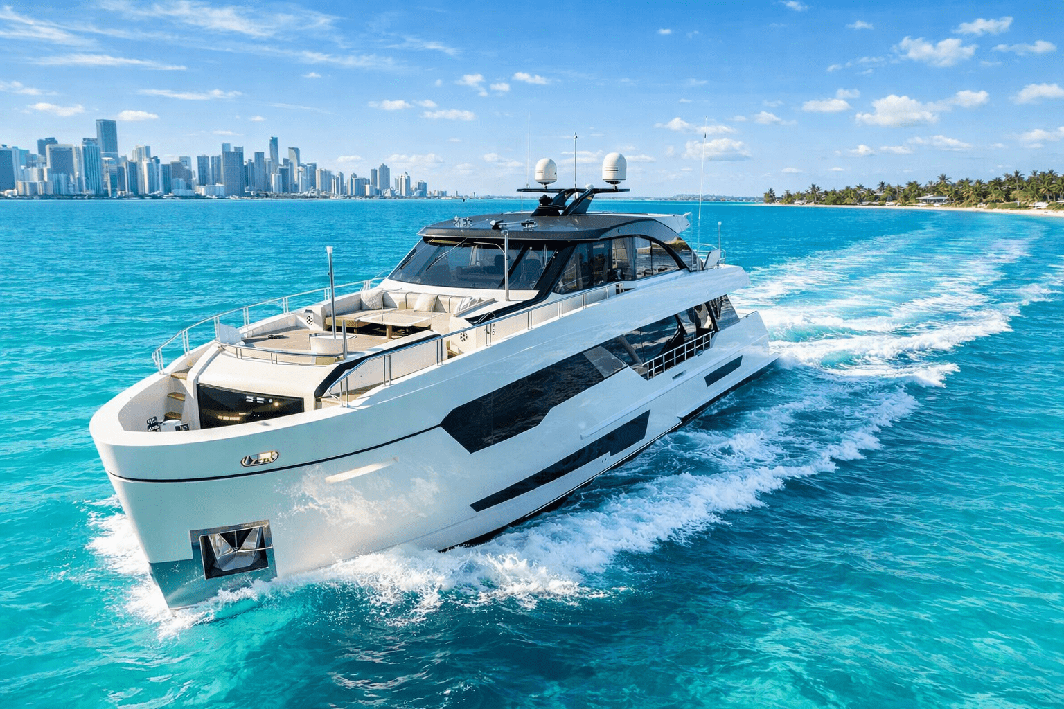 95′ Ocean + Jacuzzi + Water Toys — private yacht charter in Miami