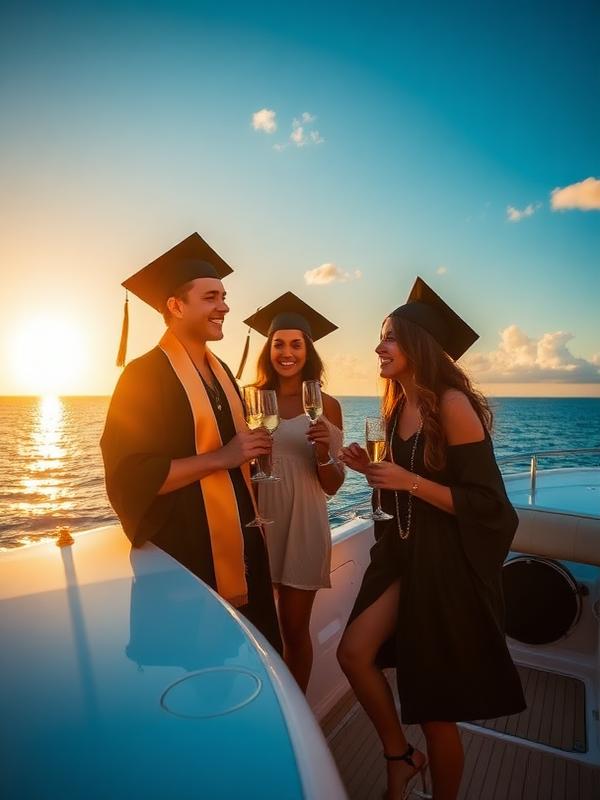 Graduation yacht experience in Miami