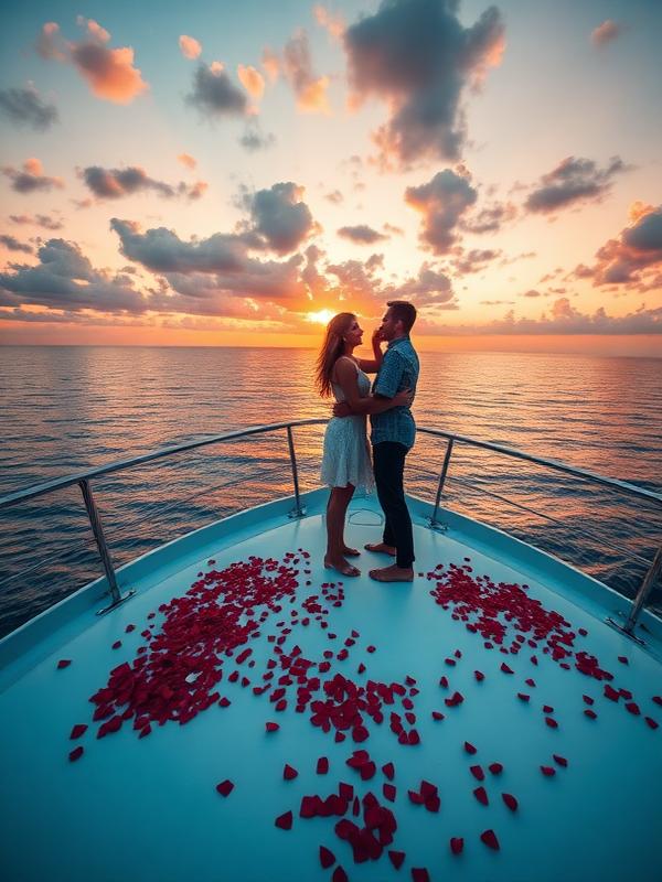 Proposal yacht experience in Miami